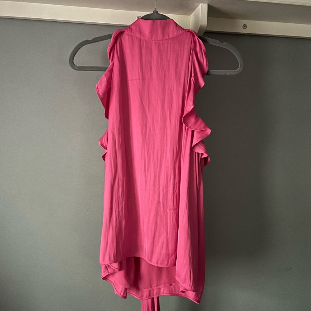 NWT Ann Taylor Pink High Neck Tank Top
